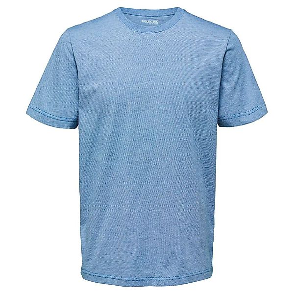 Selected Homme Herren Rundhals T-Shirt SLHNORMAN180 MINI STRIPE - Regular F günstig online kaufen