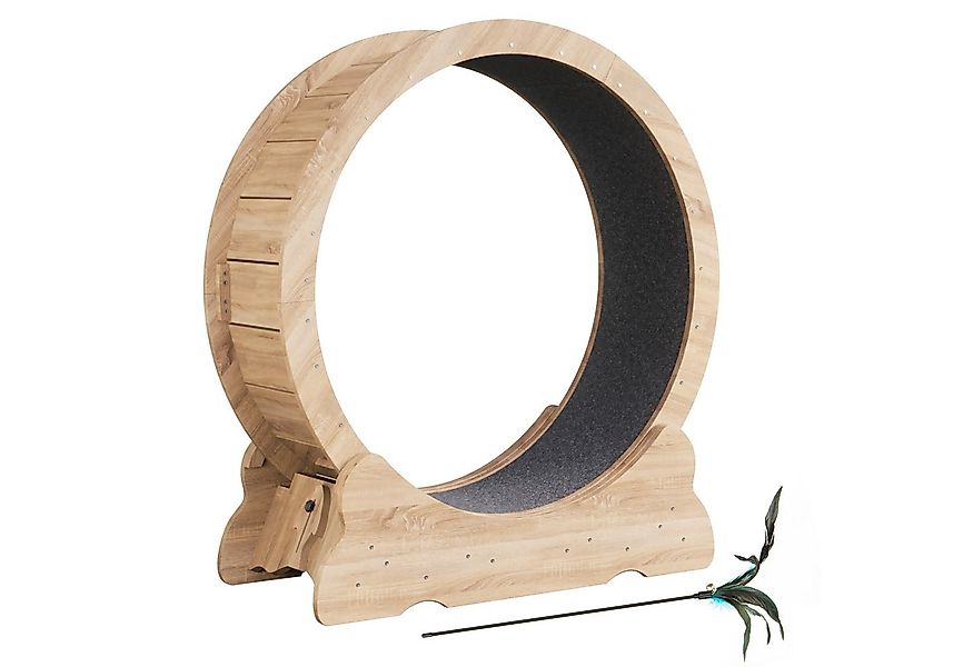 Mondeer Tier-Intelligenzspielzeug Katzenlaufrad, MDF, Leises Scrollrad und günstig online kaufen