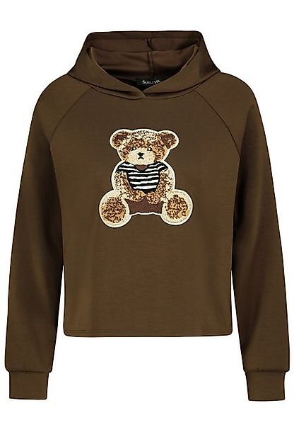 SUBLEVEL Kapuzenpullover Damen Hoodie mit cropped Mini-Print Sweater, Kapuz günstig online kaufen