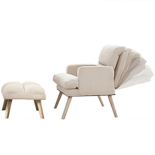 Rhein Beleuchtung Relaxsessel Relaxsessel mit Hocker günstig online kaufen