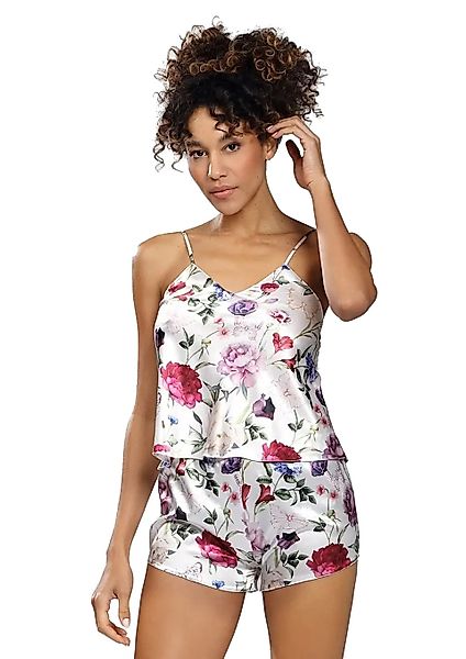 DKaren Shorty Damen Satin Schlafanzug Set günstig online kaufen