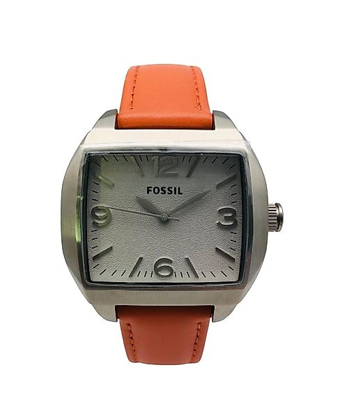 Fossil Quarzuhr Damenuhr Edelstahl Lederband Silber günstig online kaufen