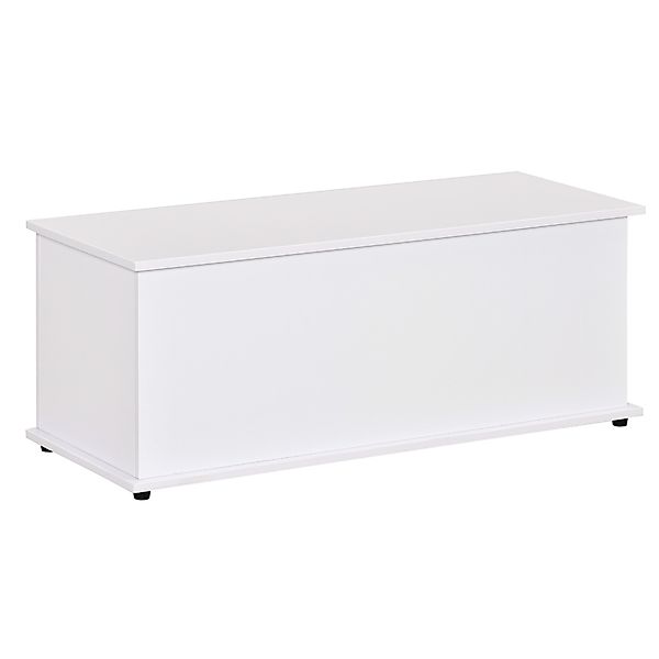 HOMCOM Truhe Aufbewahrungsbox Holzkiste mit klappbarem Deckel Spanplatte We günstig online kaufen