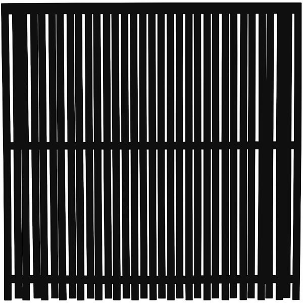 Sichtschutzzaun Nagano Nadelholz Schwarz 180 cm x 180 cm günstig online kaufen