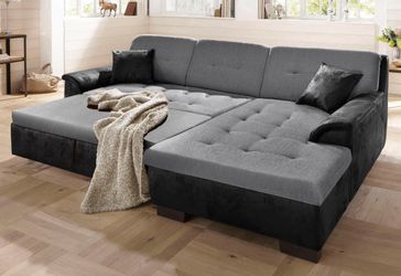Home affaire Ecksofa "Bergen" wahlweise mit Bettfunktion L-Form günstig online kaufen