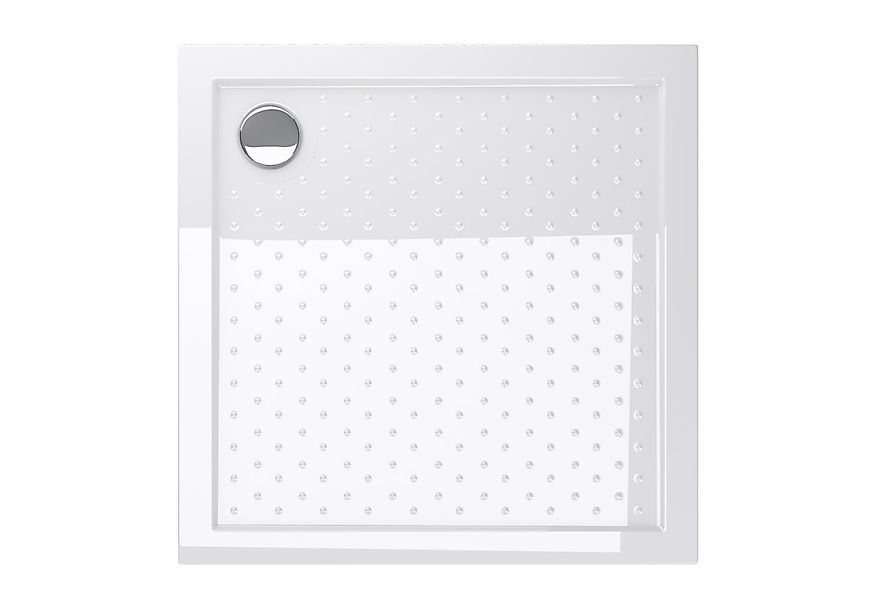 doporro Duschwanne Duschtasse Anti-Rutsch flach aus Acryl DIN-Anschlüsse Lu günstig online kaufen