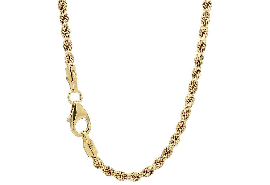 HOPLO Goldkette Goldkette Kordelkette hohl Breite 2,1 mm Länge 19 cm 333-8 günstig online kaufen