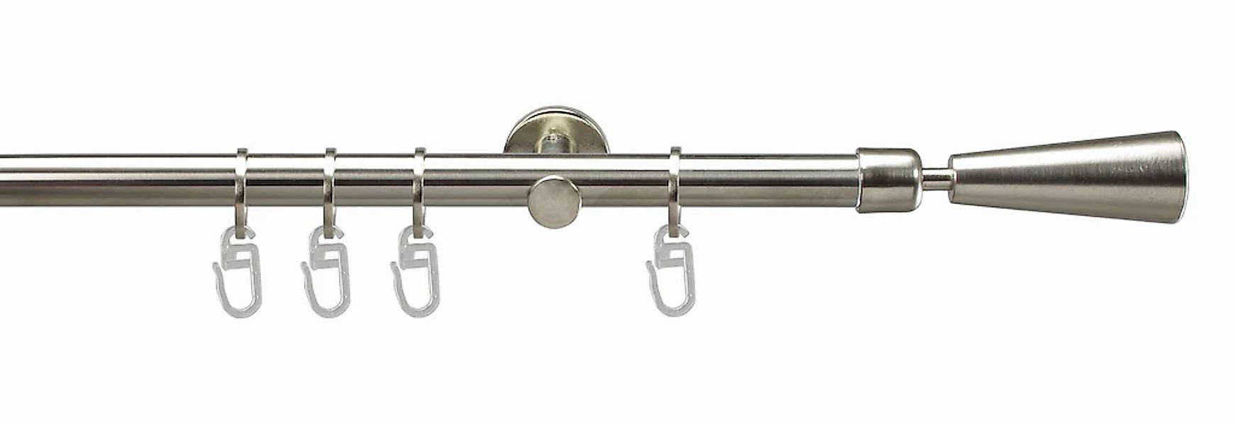 Liedeco Gardinenstange "Bergamo" Ø 16 mm 1 läufig-läufig Fixmaß günstig online kaufen