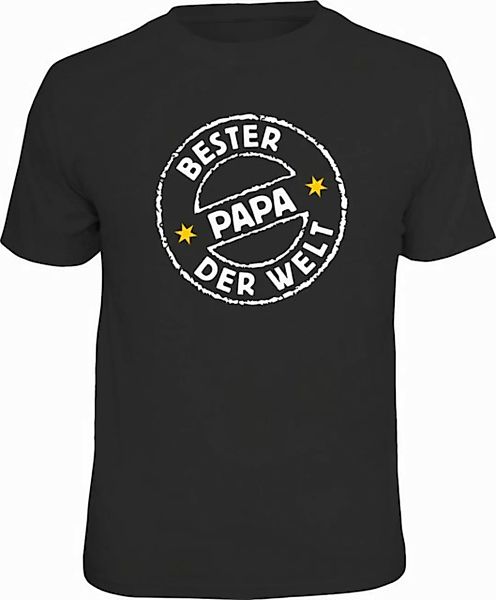 RAHMENLOS® T-Shirt als Geschenk für Väter - bester Papa der Welt günstig online kaufen