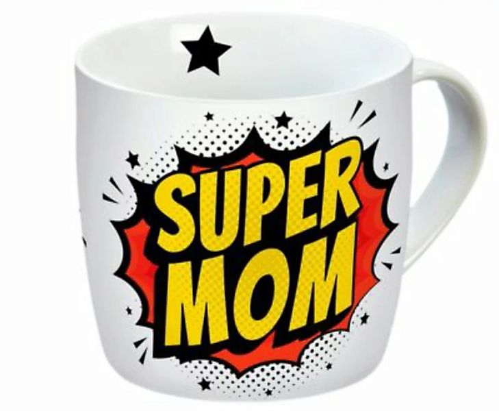 Geda Labels Tasse Super Mom Comic 300ml Tassen bunt günstig online kaufen