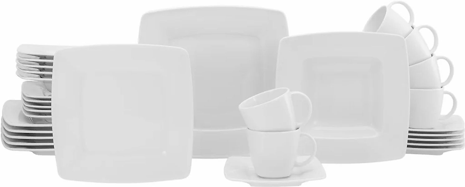 CreaTable Kombiservice "Victoria Weiss" klassisch weiß für den täglichen Ge günstig online kaufen