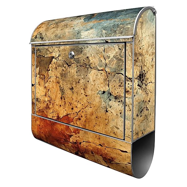 Banjado Design Briefkasten Silber Pulverbeschichtet 39x47x14cm 2 Schlüssel günstig online kaufen