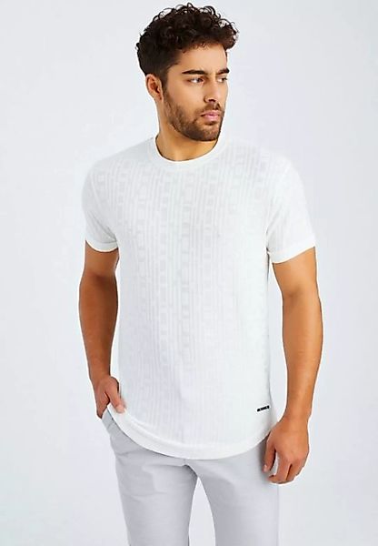Leif Nelson T-Shirt Herren T-Shirt Rundhals LN-55770 normal günstig online kaufen