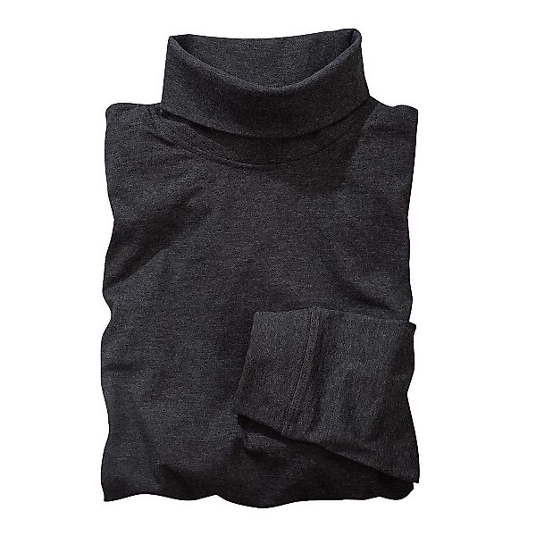 redfield Rollkragenshirt Redfield XXL Rollkragen-Langarmshirt anthrazit günstig online kaufen
