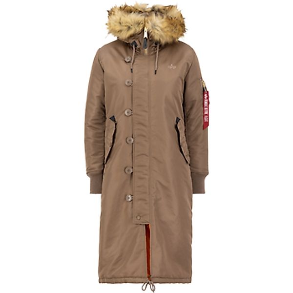Alpha Industries  Parkas Long Fishtail Women - taupe günstig online kaufen