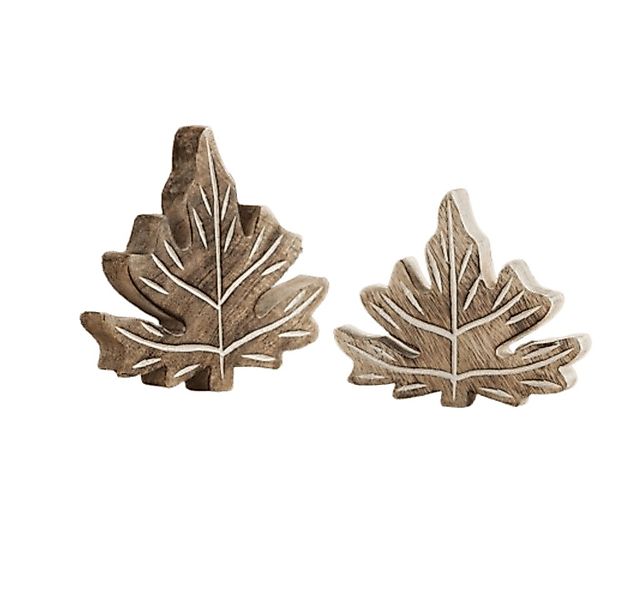 Home-trends24.de Dekofigur Blatt Mango Blätter Deko Herbst Figur Fenster 2e günstig online kaufen