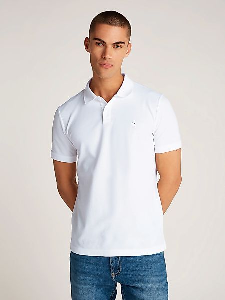 Calvin Klein Poloshirt "LOGO REFINED PIQUE SLIM", mit Logoprägung günstig online kaufen