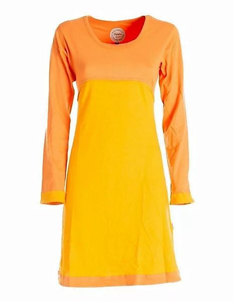Vishes Jerseykleid Langarm Damen Kleid Longshirt Jerseykleid Bio-Baumwolle günstig online kaufen