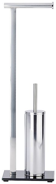 WENKO WC-Garnitur "Lava" 1 Stk. aus Edelstahl günstig online kaufen