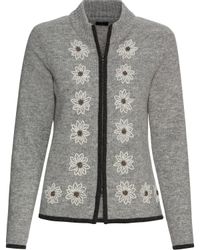 Luis Steindl Strickjacke Strickjacke mit Edelweiß günstig online kaufen