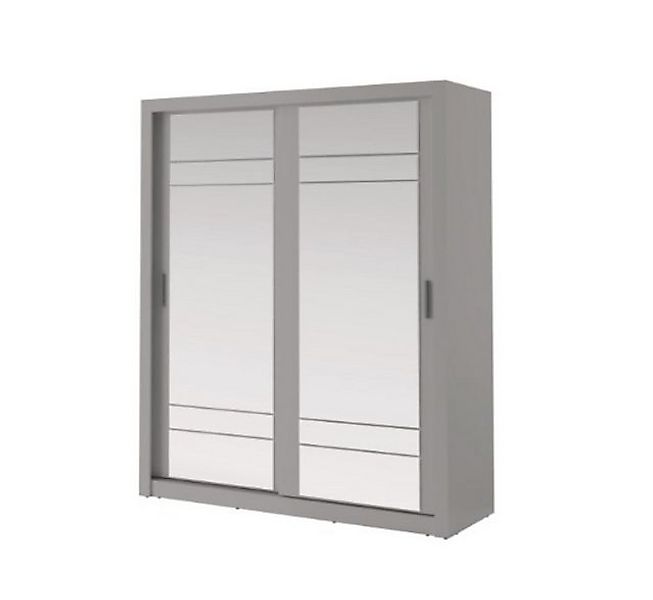 Compleo Kleiderschrank ARTI 08 mit Spiegel, Modern Schwebetürenschrank Brei günstig online kaufen