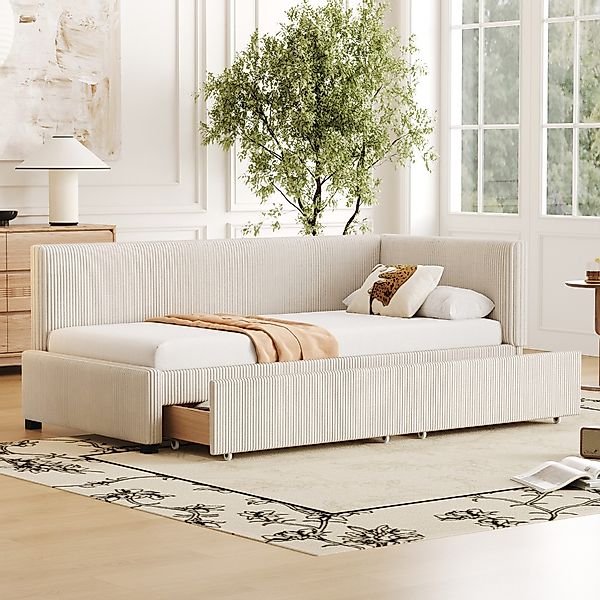STILVORA Polsterbett Polsterbett 90×200 mit matratze,Bettgestell günstig online kaufen