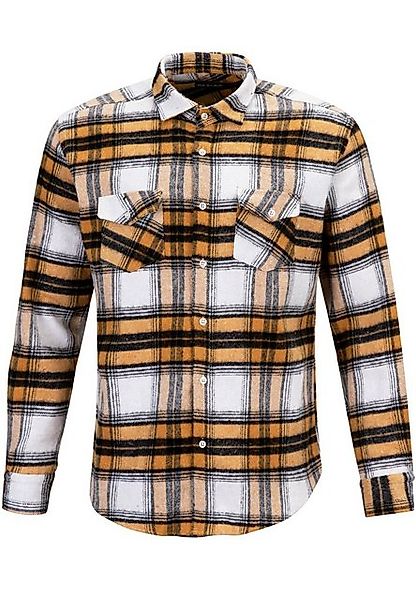 Reslad Langarmhemd Reslad Holzfällerhemd Hemd Herren kariert Vintage Karo-H günstig online kaufen