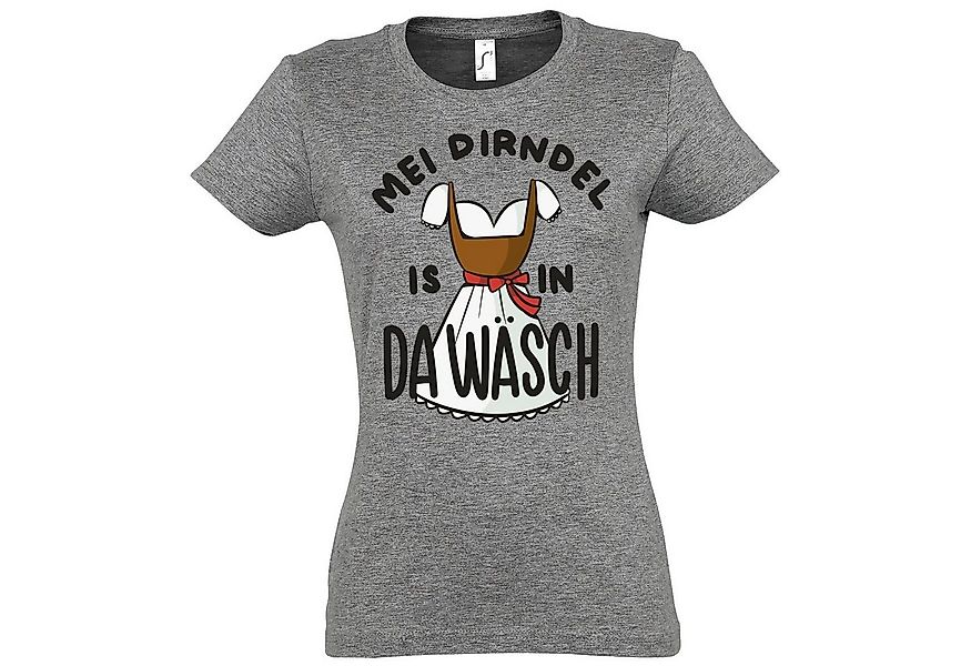 Youth Designz Print-Shirt MEI DIRNDEL IS IN DA WÄSCH Damen T-Shirt mit Fun- günstig online kaufen
