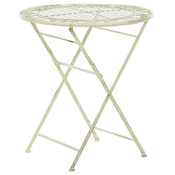 Beliani Klappbarer Tisch BIVIO Hellgrün 70x70x73 günstig online kaufen