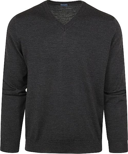 Olymp Pullover Merinowolle Antrazit - Größe M günstig online kaufen