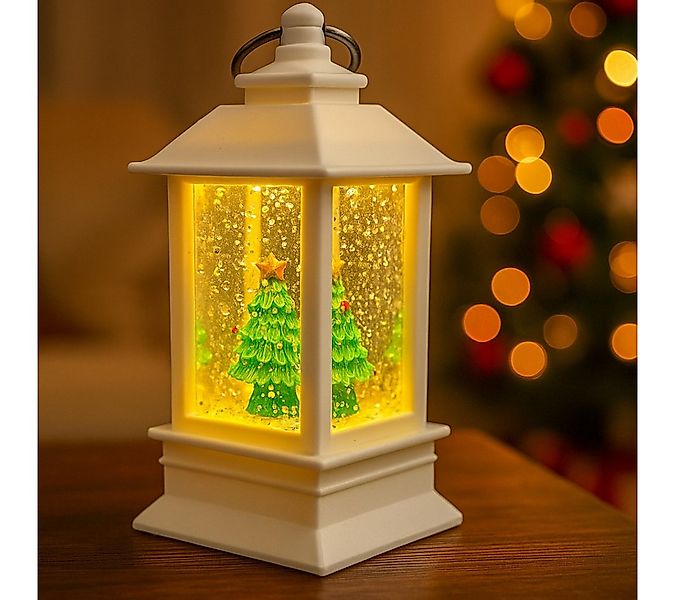 abc HOME LED Laterne Schneelaterne, Schneewirbel, 9 cm H, LED fest integrie günstig online kaufen