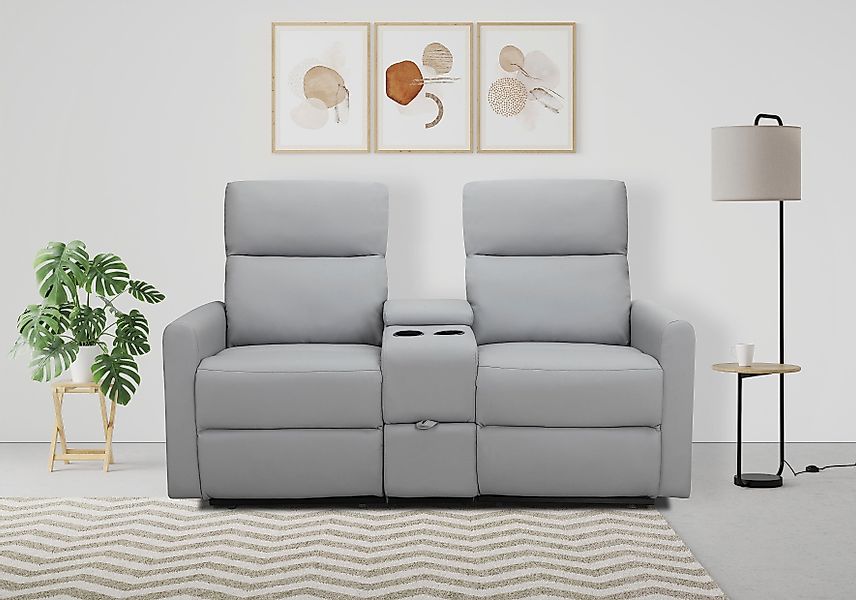 Home affaire 2-Sitzer Daoulas, 2er-Kinosofa, TV-Sessel, günstig online kaufen