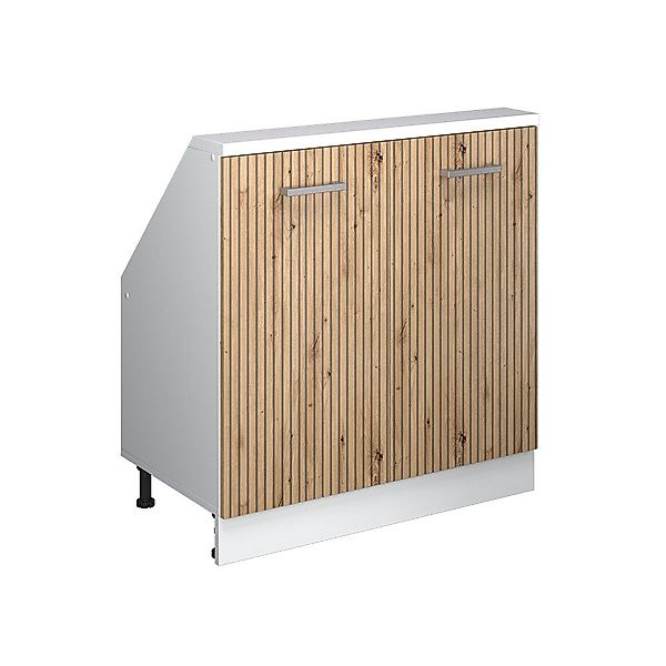 Vicco Unterschrank R-Line, Artisan Eiche/Weiß, 80 günstig online kaufen