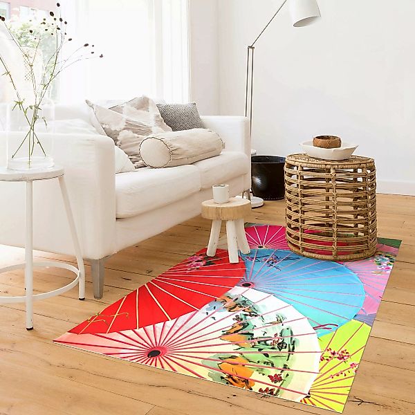 Vinyl-Teppich The Chinese Parasols günstig online kaufen