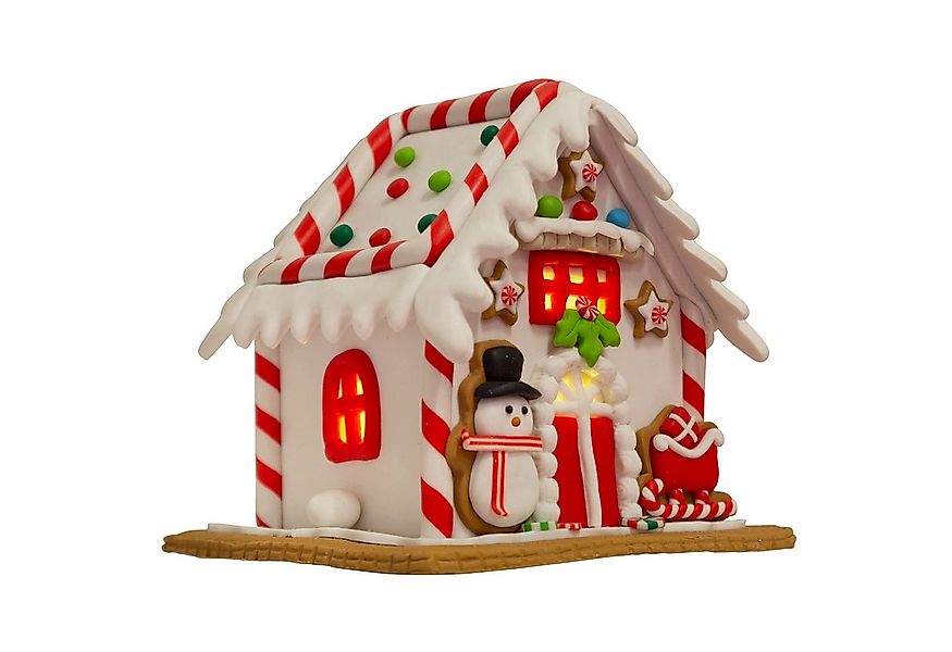 Christmas Paradise Weihnachtshaus Lebkuchenhaus mit LED 13 cm, Weihnachtsde günstig online kaufen