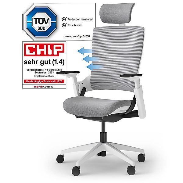 Ergotopia Bürostuhl ergonomischer Schreibtischstuhl NextBack, Drehstuhl günstig online kaufen