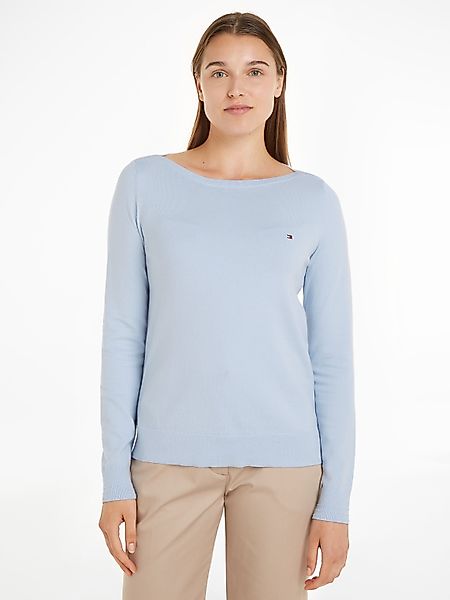 Tommy Hilfiger Strickpullover CO JERSEY STITCH günstig online kaufen