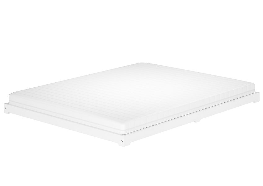 ERST-HOLZ Bett Doppelbett Extra Flach 160 günstig online kaufen