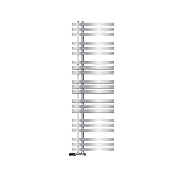 LuxeBath Badheizkörper Iron EM 500x1600 mm Chrom Thermostat Eck Wand günstig online kaufen