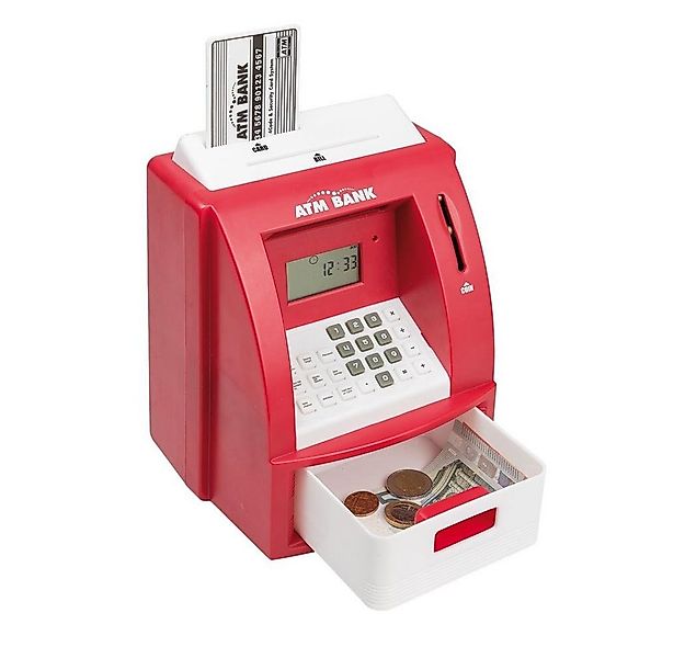 Idena Spardose 50021 - Geldautomat mit Sound, 21,8 x 16 x 14,5 cm, mit Alar günstig online kaufen