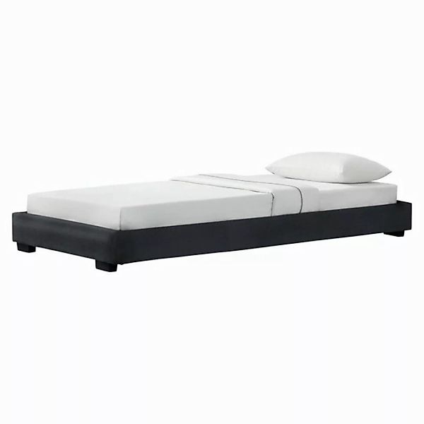 Corium Polsterbett, »Masari« Modernes Bett 90x200cm mit Lattenrost schwarz günstig online kaufen