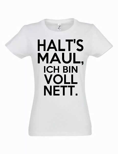 Youth Designz Print-Shirt Damen T-Shirt "Halts Maul ich bin voll nett" Prin günstig online kaufen