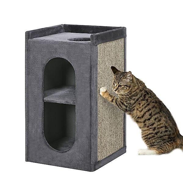 PawHut Kratzbaum Katzenturm, Katzenkratzbaum mit 2 günstig online kaufen