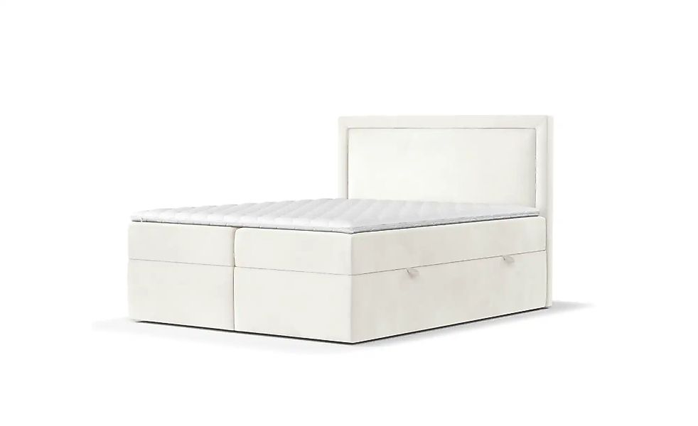 Boxspringbett mit Stauraum   ¦ creme ¦ Maße (cm): B: 182 H: 120 Betten > Ko günstig online kaufen