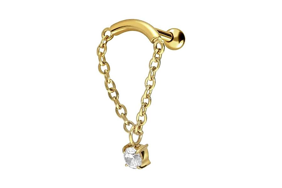PIERCINGLINE Single-Ohrstecker Chirurgenstahl Ohrpiercing BOGEN + günstig online kaufen