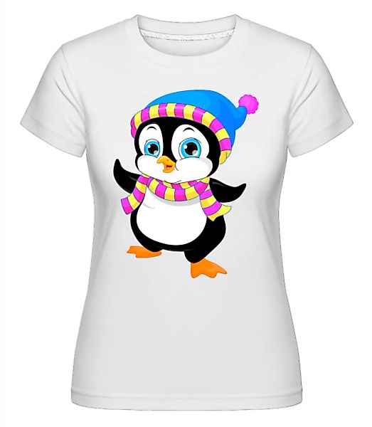 Pinguin Mit Schal · Shirtinator Frauen T-Shirt günstig online kaufen