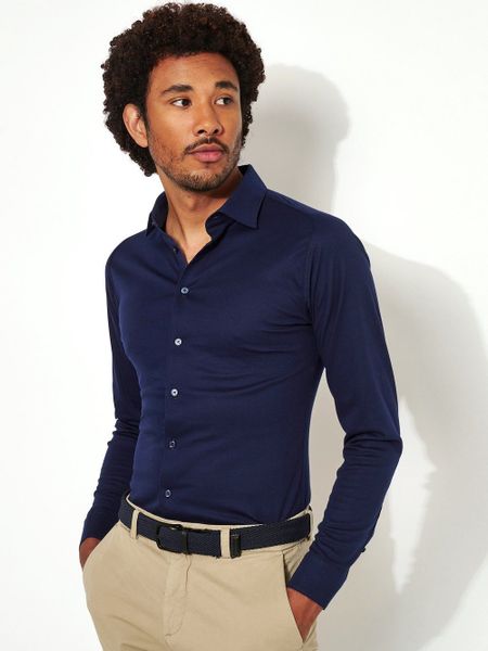 DESOTO Langarmhemd Jerseyhemd Casual Kent langarm günstig online kaufen