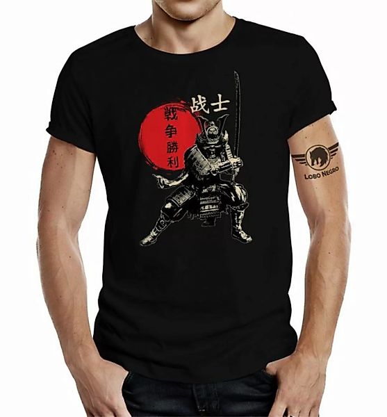 LOBO NEGRO® T-Shirt für Japan Samurai Tokio Kampfsport Fans: Warrior günstig online kaufen
