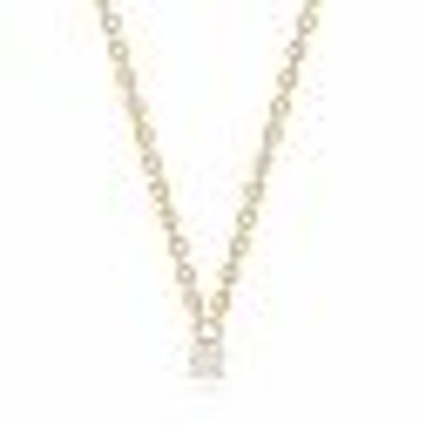 Halskette 585 Gelbgold mit einem im Labor gezüchteten Diamanten günstig online kaufen