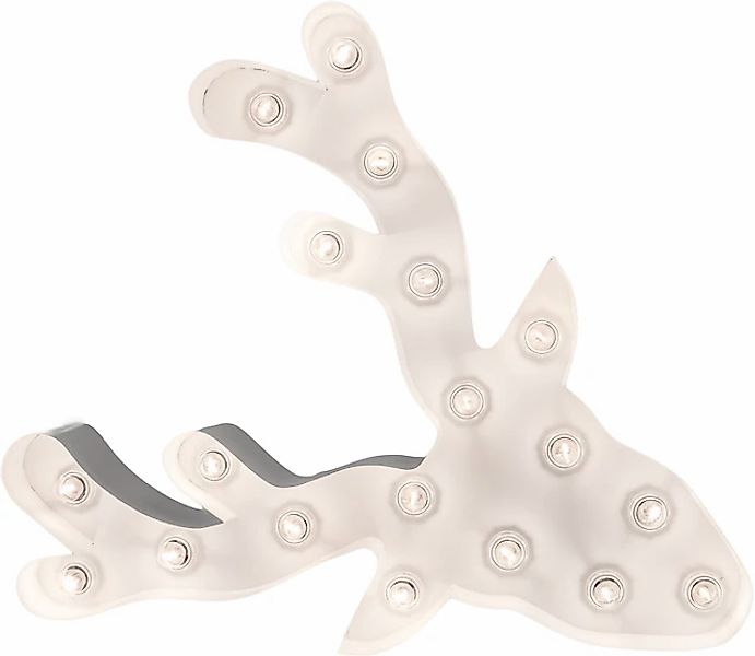 MARQUEE LIGHTS LED Dekolicht »Deer«, 19 flammig, Leuchtmittel E14   ohne Le günstig online kaufen